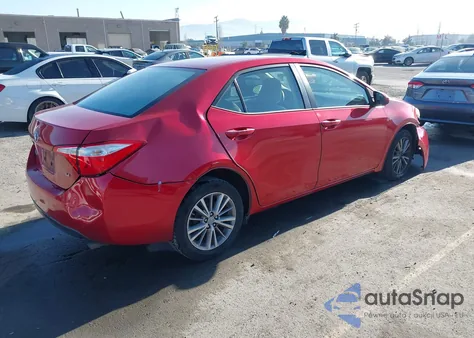 2015 Toyota Corolla Le Plus z USA, uszkodzony, nr VIN 5YFBURHE4FP347640